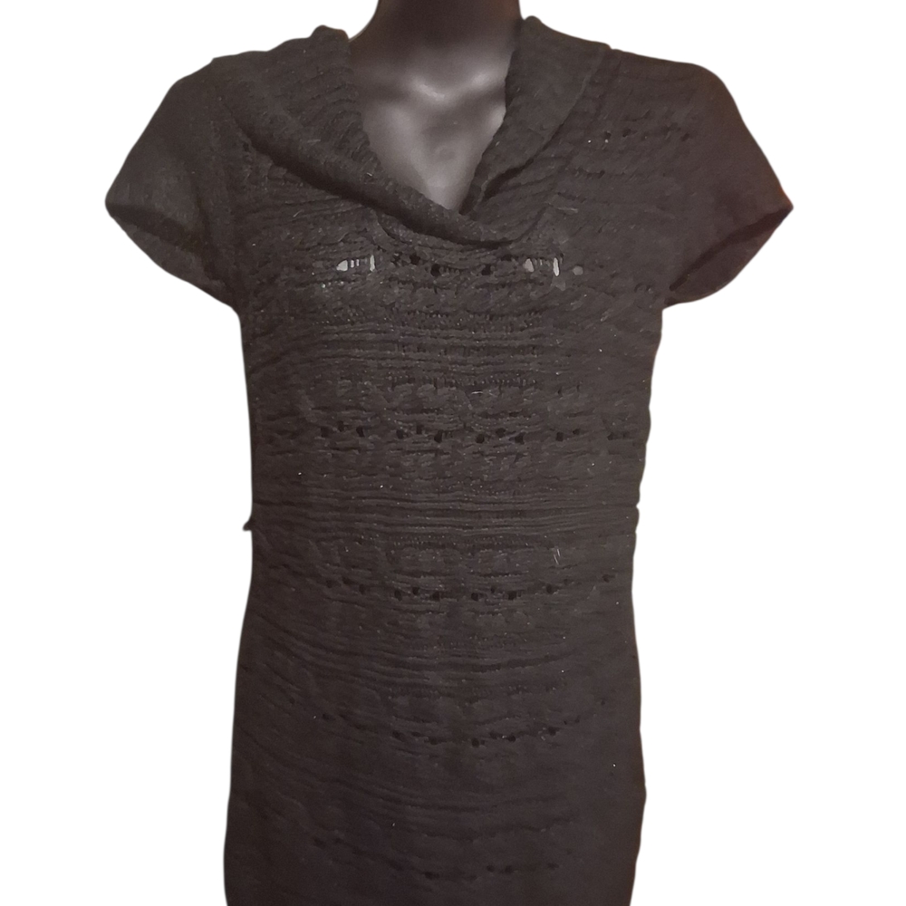 No Boundaries Black Knit Top